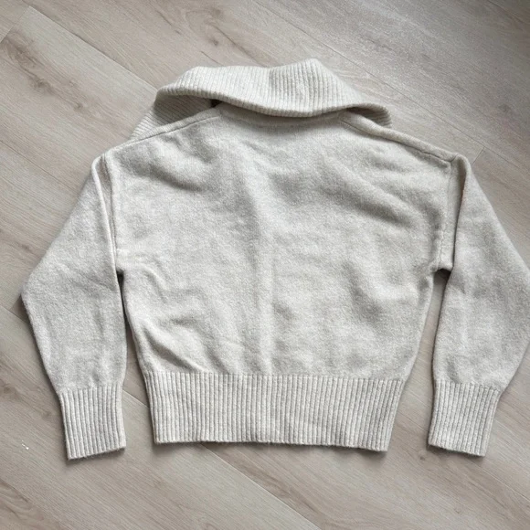 Express Beige Cowl Neck Sweater - Picture 4 of 4